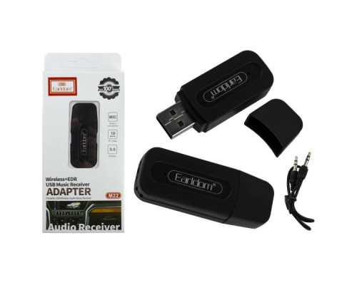 BT ресівер ET-M22 Bluetooth Audio USB Receiver EARLDOM ET-M22