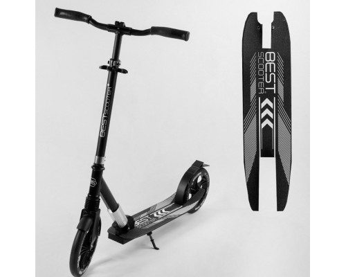 Самокат алюмінієвий "Best Scooter" 41629 колеса PU із переднім амортизатором 