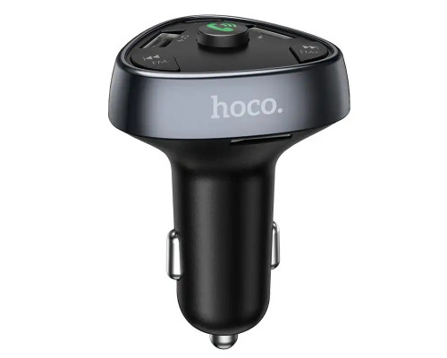 FM модулятор HOCO E51 PD 18W+QC 3.0 Black