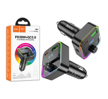 FM модулятор HOCO E81 PD30W+QC3.0