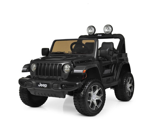Дитячий електромобіль Джип Jeep Bambi Racer M 4176EBLR-2. Чорний
