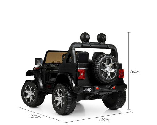 Дитячий електромобіль Джип Jeep Bambi Racer M 4176EBLR-2. Чорний
