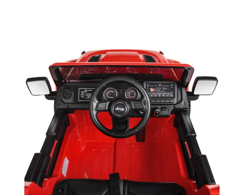 Дитячий електромобіль Джип Jeep Bambi Racer M 4176EBLR-3. Червоний