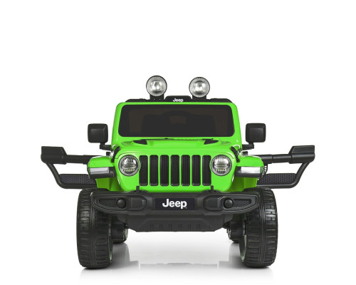 Дитячий електромобіль Джип Jeep Bambi Racer M 4176EBLR-5. Салатовий
