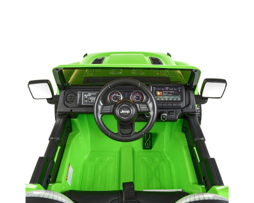 Дитячий електромобіль Джип Jeep Bambi Racer M 4176EBLR-5. Салатовий