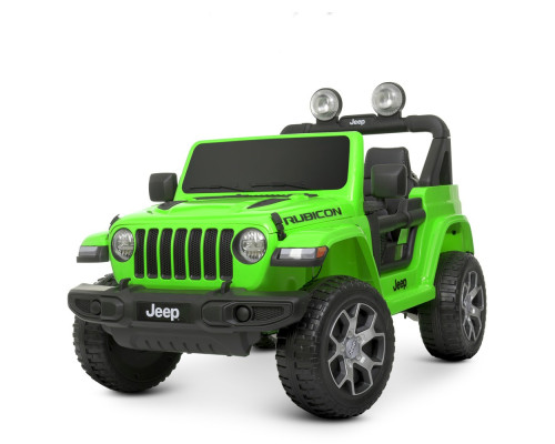 Дитячий електромобіль Джип Jeep Bambi Racer M 4176EBLR-5. Салатовий
