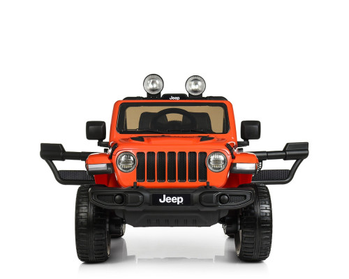 Дитячий електромобіль Джип Jeep Bambi Racer M 4176EBLR-7. Помаранчевий
