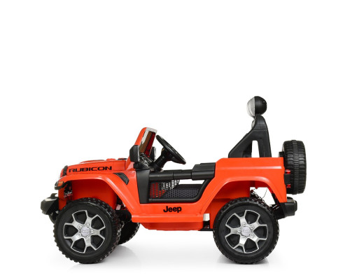 Дитячий електромобіль Джип Jeep Bambi Racer M 4176EBLR-7. Помаранчевий