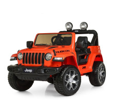 Дитячий електромобіль Джип Jeep Bambi Racer M 4176EBLR-7. Помаранчевий