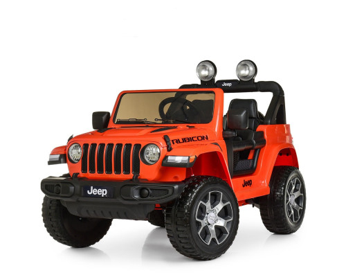 Дитячий електромобіль Джип Jeep Bambi Racer M 4176EBLR-7. Помаранчевий