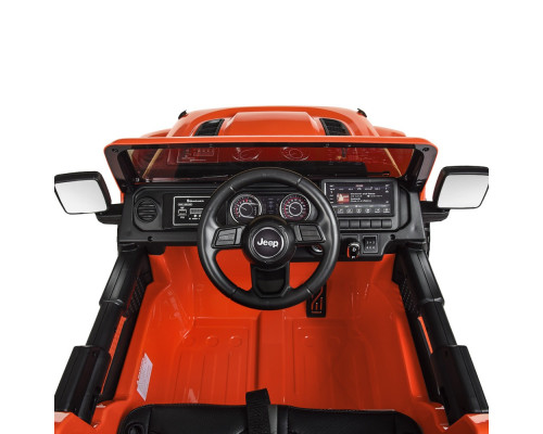 Дитячий електромобіль Джип Jeep Bambi Racer M 4176EBLR-7. Помаранчевий