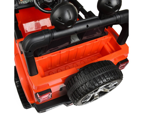 Дитячий електромобіль Джип Jeep Bambi Racer M 4176EBLR-7. Помаранчевий