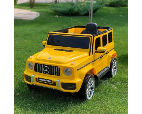 Дитячий електромобіль Bambi Mercedes-Benz G-class M 4214EBLR-6. Жовтий