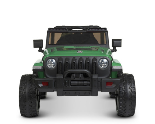 Дитячий електромобіль Джип Bambi M 4557EBLR-10 з пультом керування. Зелений