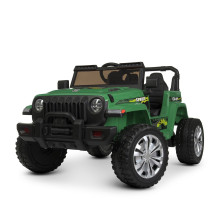 Дитячий електромобіль Джип Bambi M 4557EBLR-10 з пультом керування. Зелений