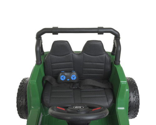 Дитячий електромобіль Джип Bambi M 4557EBLR-10 з пультом керування. Зелений