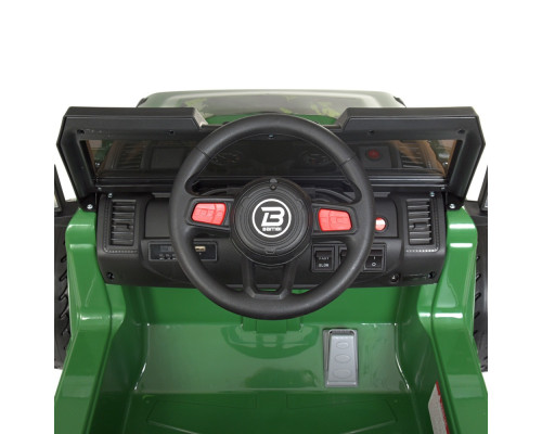 Дитячий електромобіль Джип Bambi M 4557EBLR-10 з пультом керування. Зелений