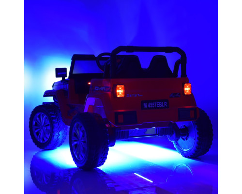 Дитячий електромобіль Джип Bambi M 4557EBLR-2 з пультом керування. Чорний
