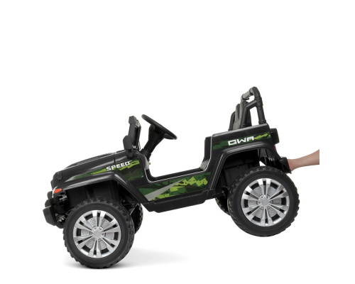 Дитячий електромобіль Джип Bambi M 4557EBLR-2 з пультом керування. Чорний