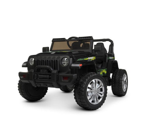 Дитячий електромобіль Джип Bambi M 4557EBLR-2 з пультом керування. Чорний