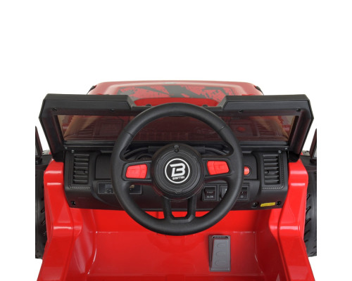 Дитячий електромобіль Джип Bambi M 4557EBLR-3 з пультом керування. Червоний