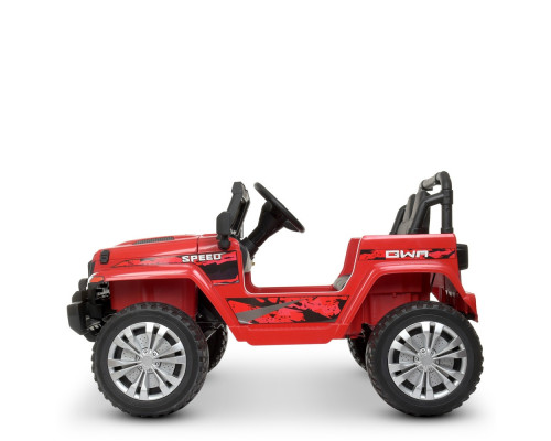 Дитячий електромобіль Джип Bambi M 4557EBLR-3 з пультом керування. Червоний