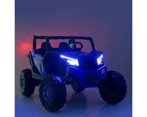 Дитячий двомісний електромобіль Баггі Bambi M 4567EBLR-7-2 з планшетом. Помаранчевий