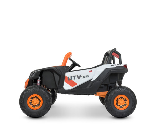 Дитячий двомісний електромобіль Баггі Bambi M 4567EBLR-7-2 з планшетом. Помаранчевий