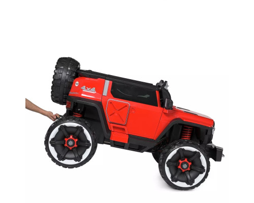 Дитячий електромобіль Джип Bambi M 4863EBLR-3 з пультом керування. Червоний