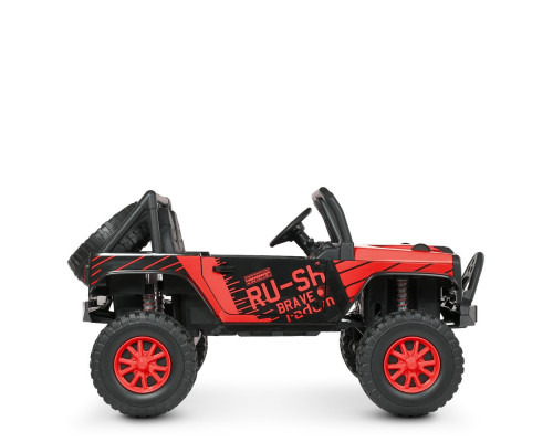 Дитячий електромобіль Джип Bambi M 4878EBLR-3 (24V) з музикою і світлом. Червоний