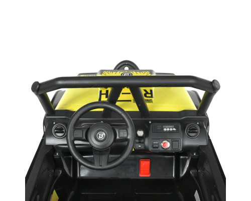 Дитячий електромобіль Джип Bambi M 4878EBLR-6 (24V) з музикою і світлом. Жовтий
