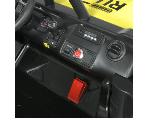 Дитячий електромобіль Джип Bambi M 4878EBLR-6 (24V) з музикою і світлом. Жовтий