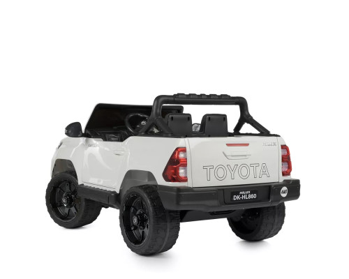 Дитячий електромобіль Джип Toyota Bambi M 4919EBLR-1 з пультом керування. Білий