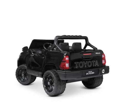Дитячий електромобіль Джип Toyota Bambi M 4919EBLR-2 з пультом керування. Чорний