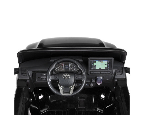 Дитячий електромобіль Джип Toyota Bambi M 4919EBLR-2 з пультом керування. Чорний