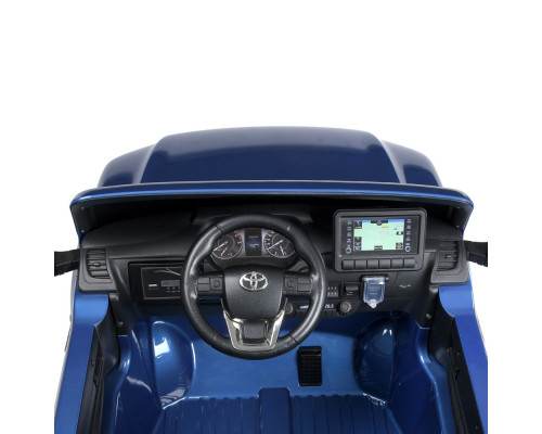 Дитячий електромобіль Джип Toyota BambiM 4919EBLRS-4 з пультом керування. Синій