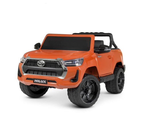 Дитячий електромобіль Джип Toyota Bambi M 4919EBLRS-7 з пультом керування. Помаранчевий