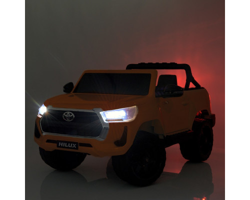 Дитячий електромобіль Джип Toyota Bambi M 4919EBLRS-7 з пультом керування. Помаранчевий