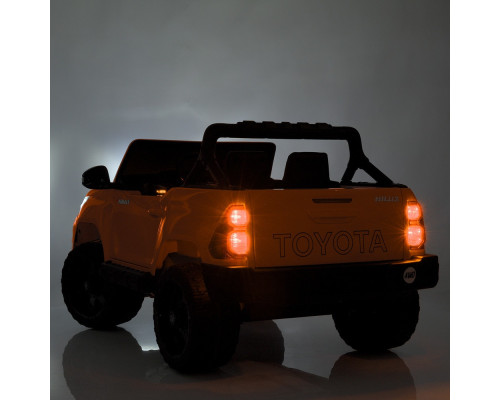 Дитячий електромобіль Джип Toyota Bambi M 4919EBLRS-7 з пультом керування. Помаранчевий