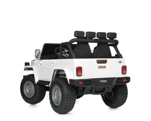 Дитячий електромобіль Джип Toyota Bambi M 4968EBLR-1 (24V) з пультом управління. Білий