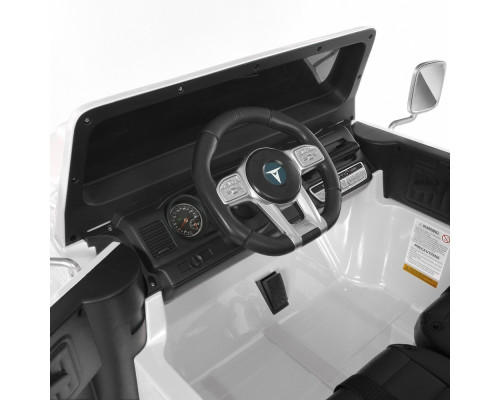 Дитячий електромобіль Джип Toyota Bambi M 4968EBLR-1 (24V) з пультом управління. Білий