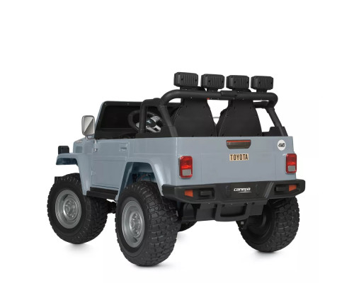 Дитячий електромобіль Джип Toyota Bambi M 4968EBLR-11 (24V) з пультом управління. Сірий