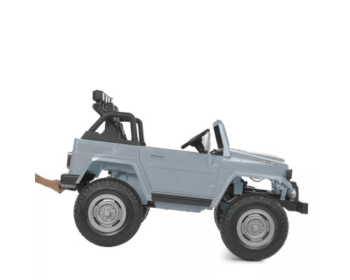 Дитячий електромобіль Джип Toyota Bambi M 4968EBLR-11 (24V) з пультом управління. Сірий