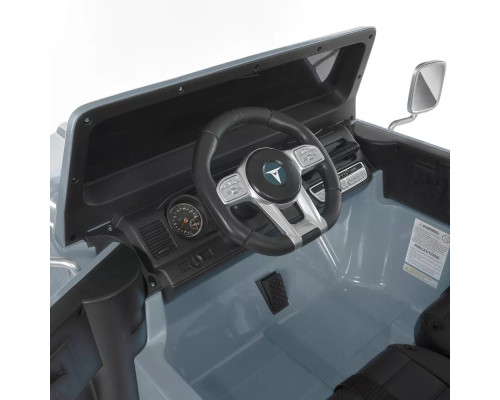Дитячий електромобіль Джип Toyota Bambi M 4968EBLR-11 (24V) з пультом управління. Сірий