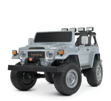Дитячий електромобіль Джип Toyota Bambi M 4968EBLR-11 (24V) з пультом управління. Сірий