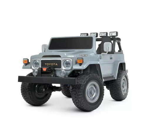 Дитячий електромобіль Джип Toyota Bambi M 4968EBLR-11 (24V) з пультом управління. Сірий