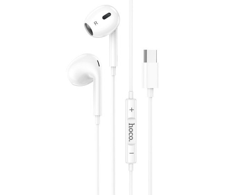 Навушники з мікрофоном Hoco M101 Max Type-C White