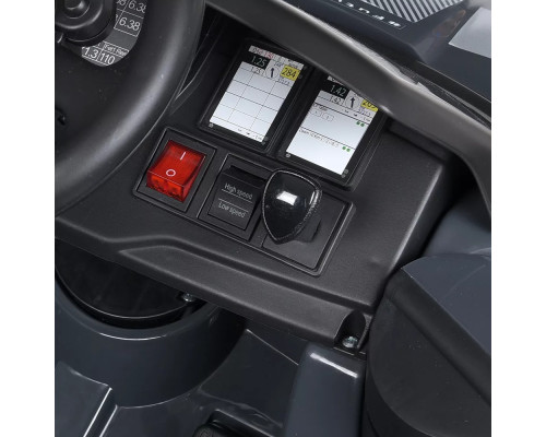 Дитячий електромобіль Джип Audi Bambi M 4972EBLR-11 з пультом управління. Сірий