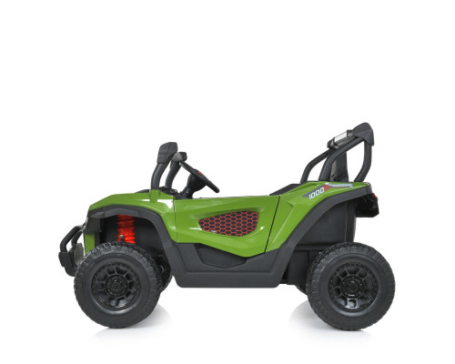 Дитячий двомісний електромобіль Джип Bambi M 5019EBLR-10 з пультом керування. Зелений