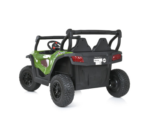 Дитячий двомісний електромобіль Джип Bambi M 5019EBLR-10 з пультом керування. Зелений